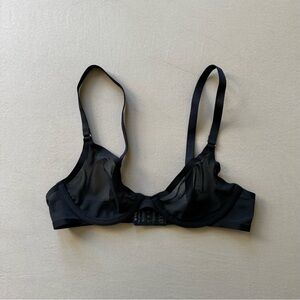 CUUP Black Sheer Underwire Bra